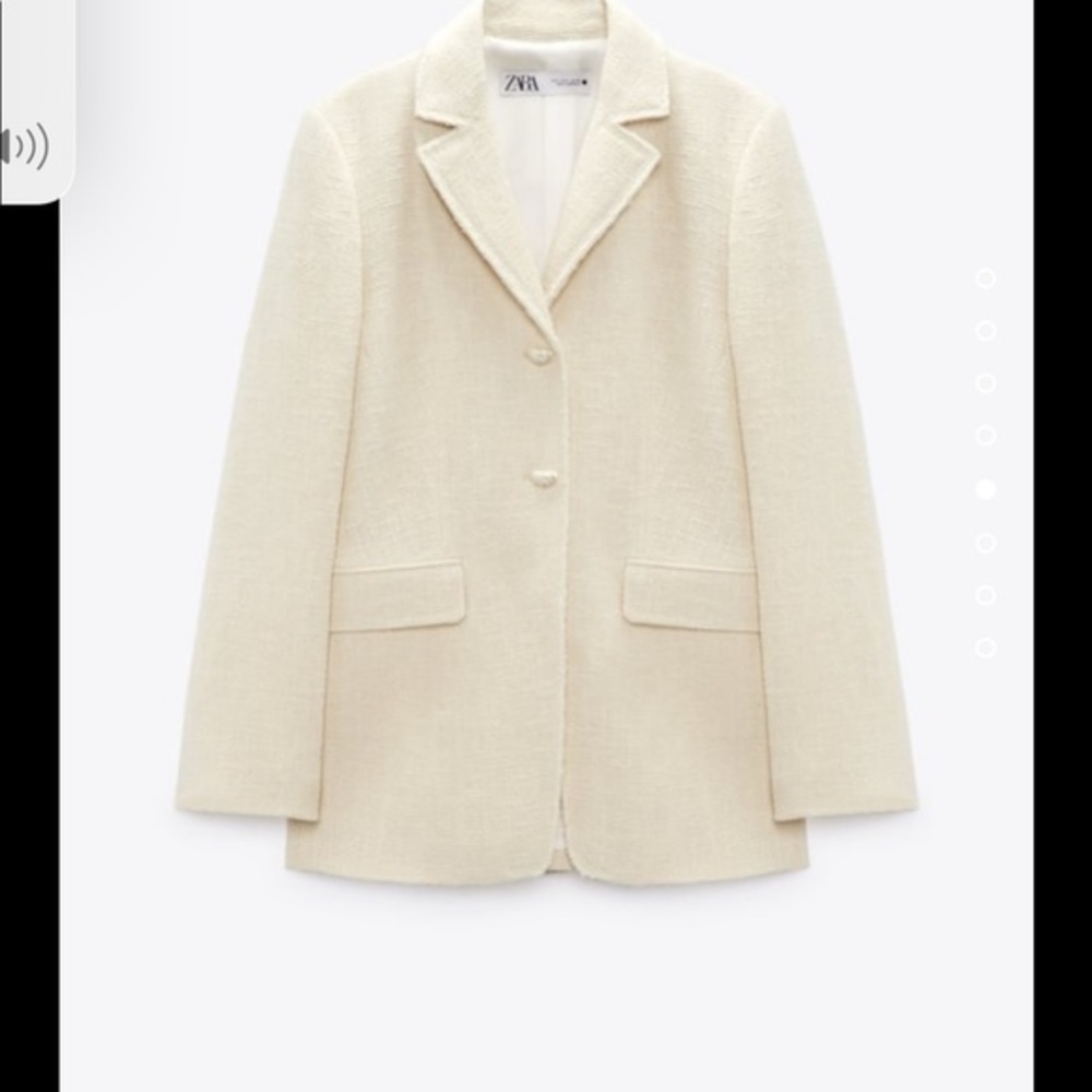 Zara textured pocket blazer - Picture 2 of 9